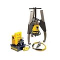 Enerpac Hydraulic Sync Grip Puller Set With Electric Pump 230V  HighStrength Forged Jaw Configuration GPS64EE